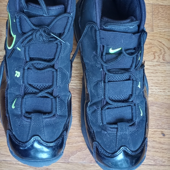 SOLD****Nike Air Up Tempo Neon Lime Green and Black Men's Size 9 - Picture 6 of 12